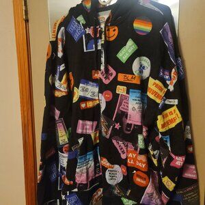 Hollister LGBTQIA+ Zip Hoodie 2X